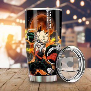 Katsuki Bakugo Tumbler Cup Custom Anime My Hero Academia Car Interior Accessories