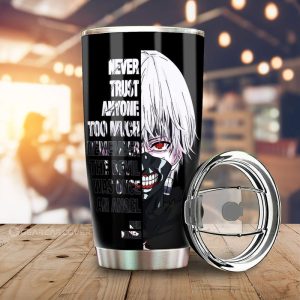 Ken Kaneki Quotes Tumbler Cup Custom Tokyo Ghoul Anime Car Accessories