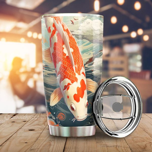 Koi Fish Tumbler Cup Custom Car Accessories