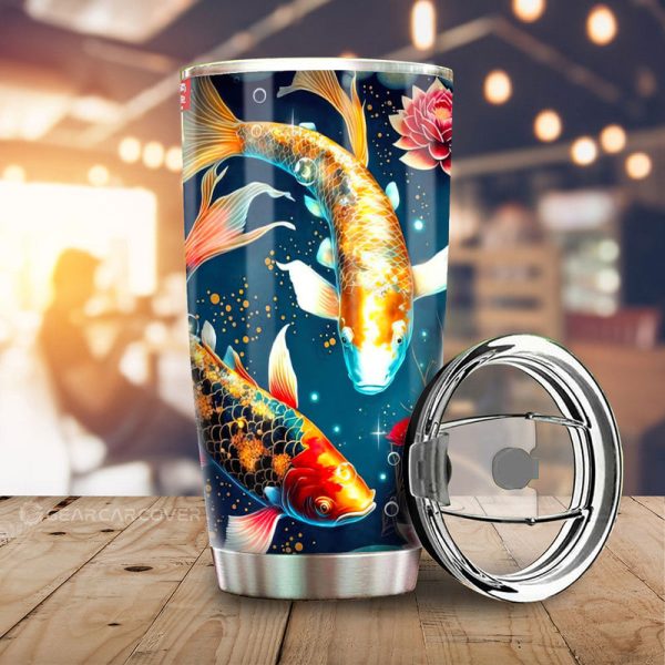 Koi Fish Tumbler Cup Custom Car Accessories