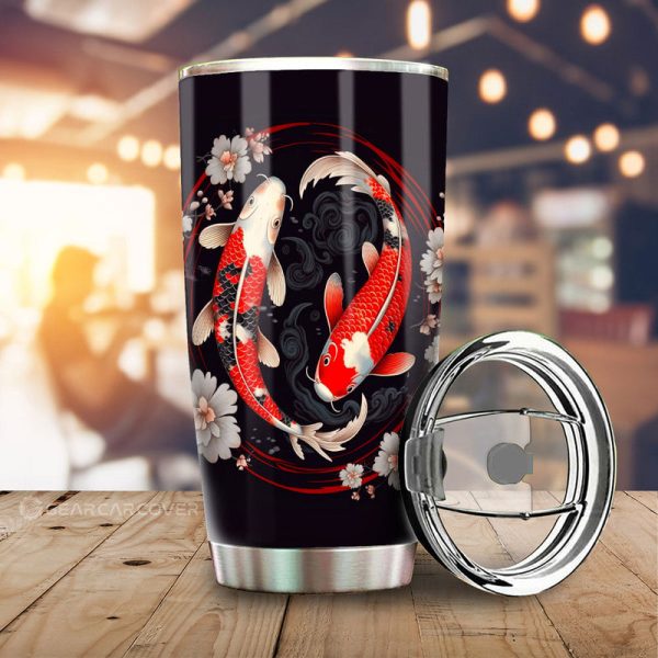 Koi Fish Tumbler Cup Custom Car Accessories