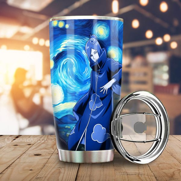 Konan Tumbler Cup Custom Starry Night Styles