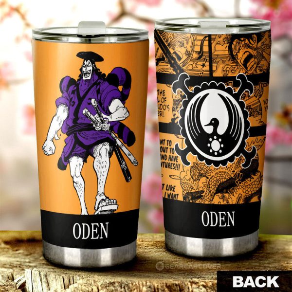 Kozuki Oden Tumbler Cup Custom Car Accessories Manga Style