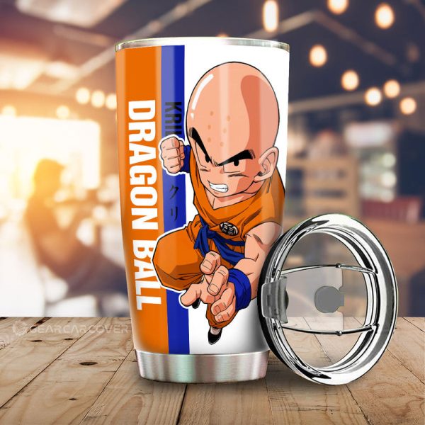 Krillin Tumbler Cup Custom Dragon Ball Car Accessories For Anime Fans