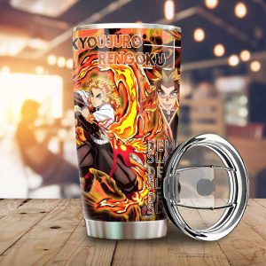 Kyoujuro Rengoku Tumbler Cup Custom Demon Slayer Anime Car Accessories