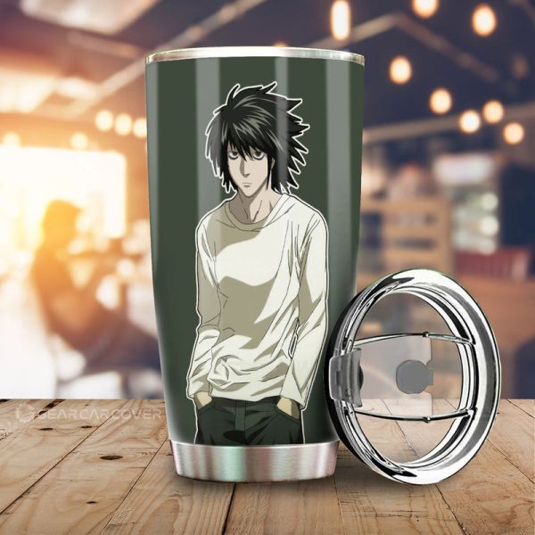 L Lawliet Tumbler Cup Custom Death Note