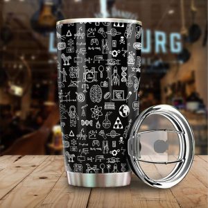 Language Diagrams Pattern Sciences Tumbler Stainless Steel