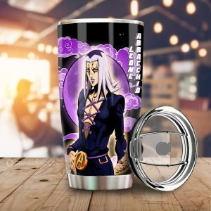 Leone Abbacchio Tumbler Cup Custom Bizarre Adventure Car Accessories