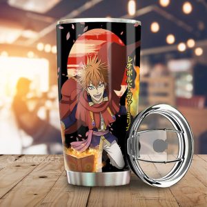 Leopold Vermillion Tumbler Cup Custom Anime Black Clover Car Accessories