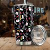 Love Nurse Tumbler Cup Custom Black Pattern Nurse Car Accessories