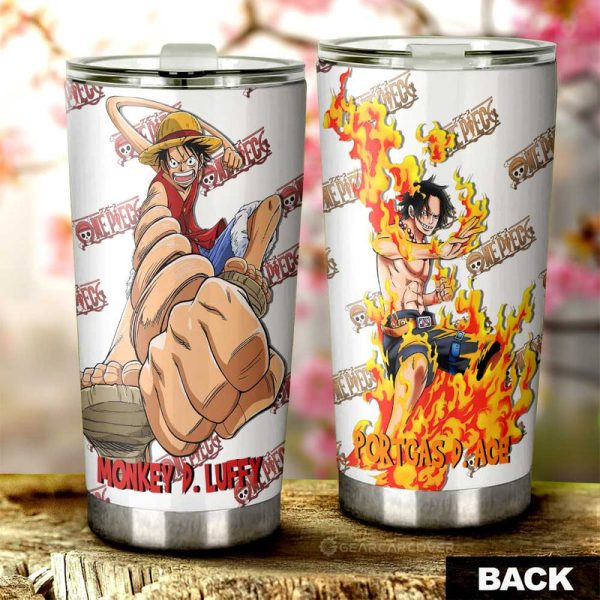 Luffy And Ace Tumbler Cup Custom