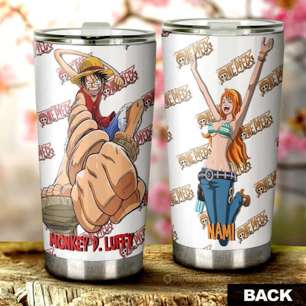 Luffy And Nami Tumbler Cup Custom