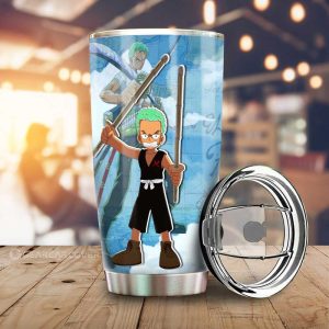 Luffy And Zoro Tumbler Cup Custom Map Car Accessories For Fans