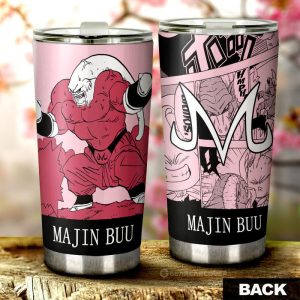 Majin Buu Tumbler Cup Custom Dragon Ball Anime Manga Color Style