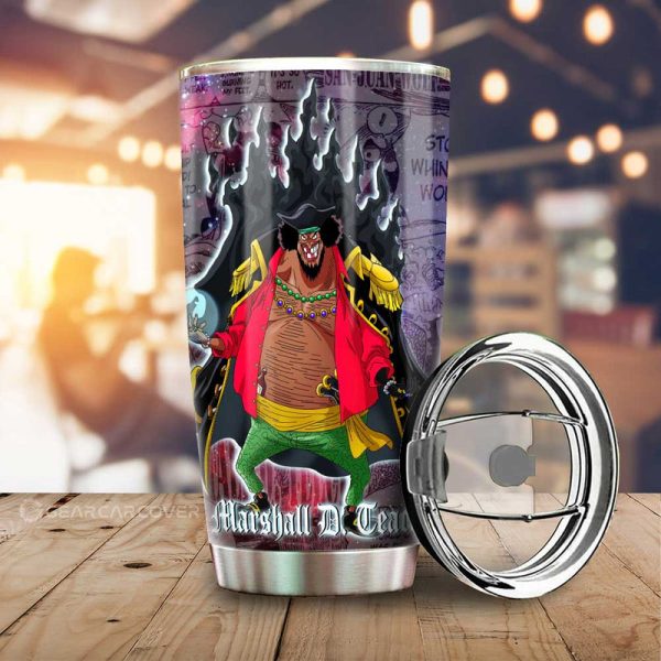 Marshall D. Teach Tumbler Cup Custom Car Accessories Manga Galaxy Style