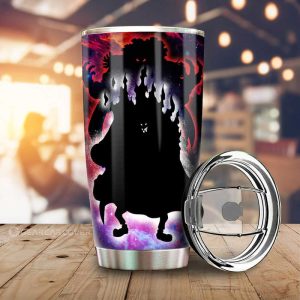 Marshall D. Teach Tumbler Cup Custom One Piece Anime Silhouette Style