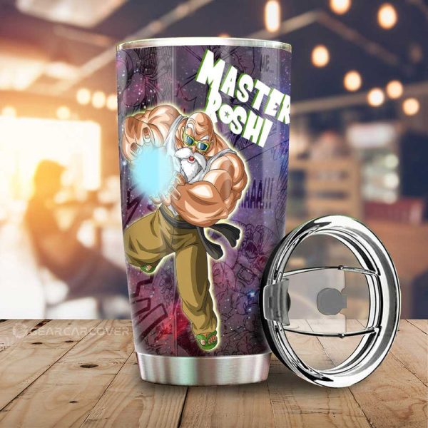 Master Roshi Tumbler Cup Custom Car Accessories Manga Galaxy Style