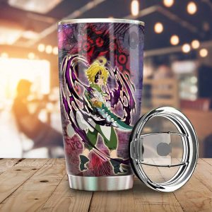 Meliodas Tumbler Cup Custom Seven Deadly Sins Anime Galaxy Manga Style