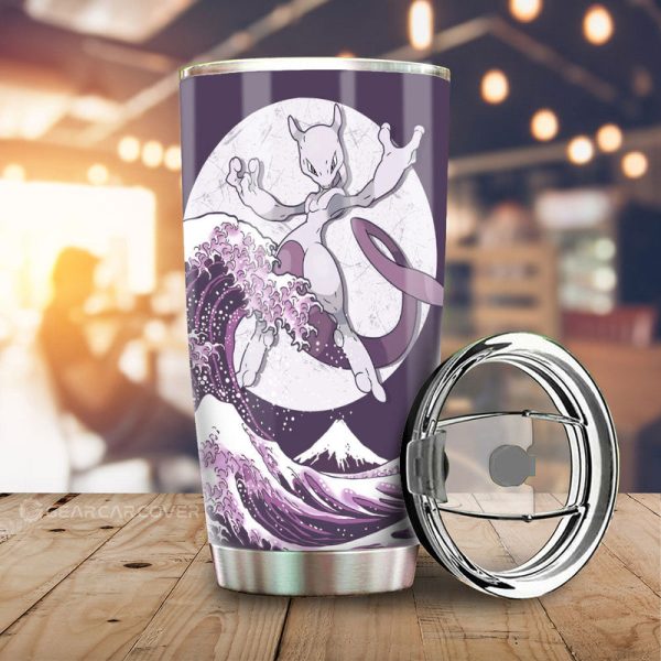 Mewtwo Tumbler Cup Custom Pokemon Car Accessories