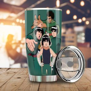 Might Guy Tumbler Cup Custom Anime Car Accessories