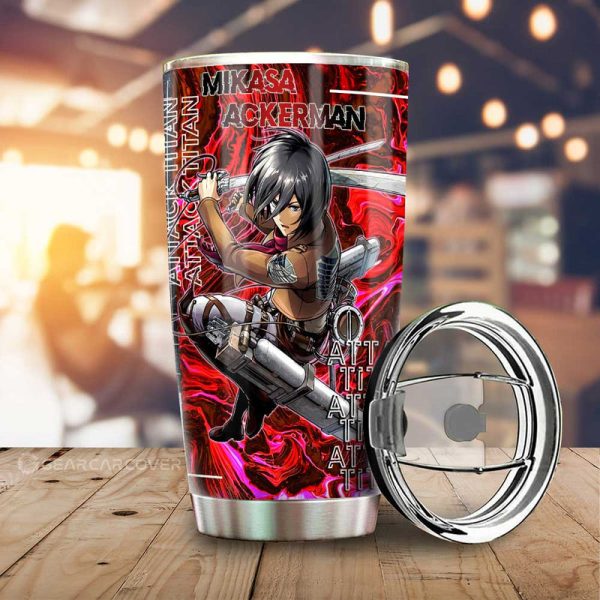 Mikasa Ackerman Tumbler Cup Custom Car Accessories