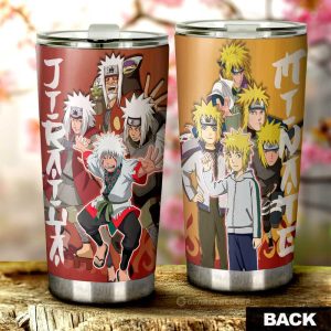 Minato And Jiraiya Tumbler Cup Custom Anime Car Accessories