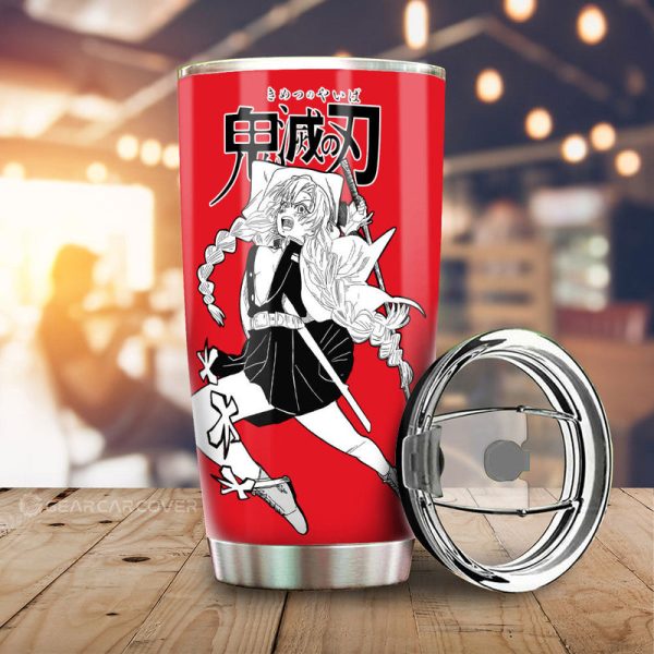 Mitsuri Kanroji Tumbler Cup Custom Car Accessories Manga Style For Fans