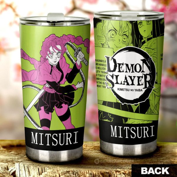 Mitsuri Kanroji Tumbler Cup Custom Demon Slayer Car Accessories Manga Style