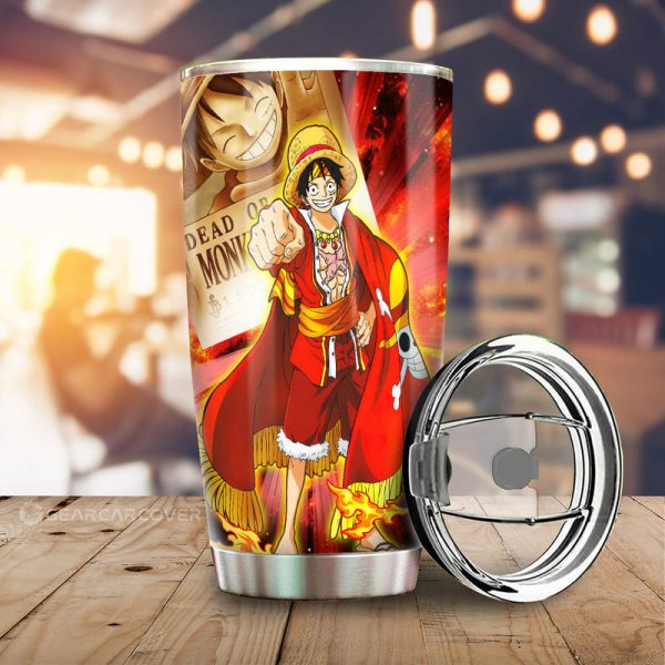 Monkey D Luffy Tumbler Cup Custom Car Interior Accessories