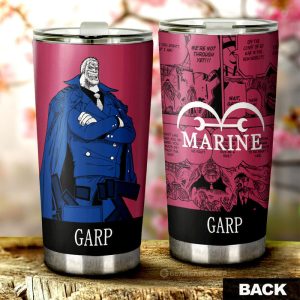 Monkey D. Garp Tumbler Cup Custom Car Accessories Manga Style