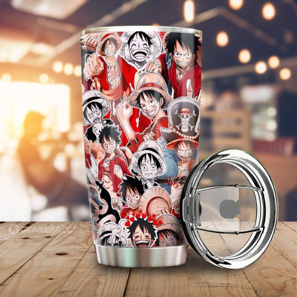 Monkey D. Luffy Funny Tumbler Cup Custom Car Accessories For Fans