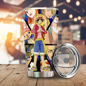 Monkey D. Luffy Tumbler Cup Custom Anime One Piece Car Interior Accessories For Anime Fans