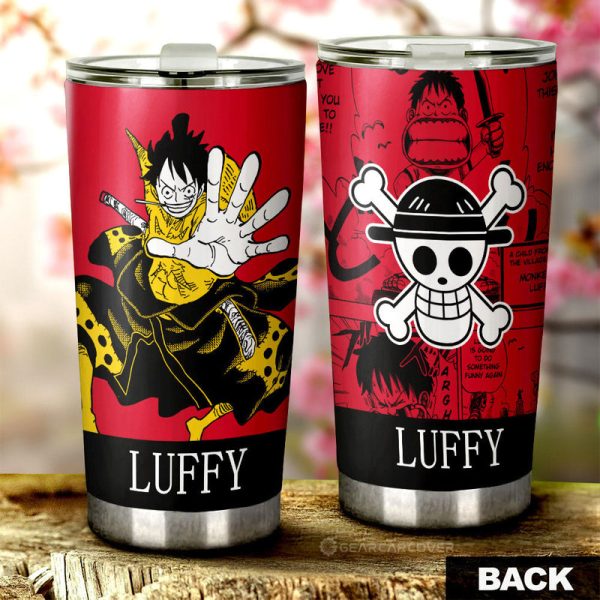 Monkey D. Luffy Tumbler Cup Custom Car Accessories Manga Style