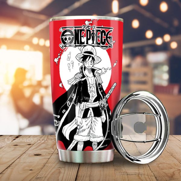 Monkey D. Luffy Tumbler Cup Custom Manga Style Car Accessories