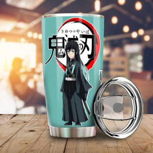 Muichiro Tokitou Tumbler Cup Custom Demon Slayer Anime Car Accessories