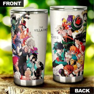 My Hero Academia Tumbler Cup Custom Heroes Vs Villains Anime Accessories