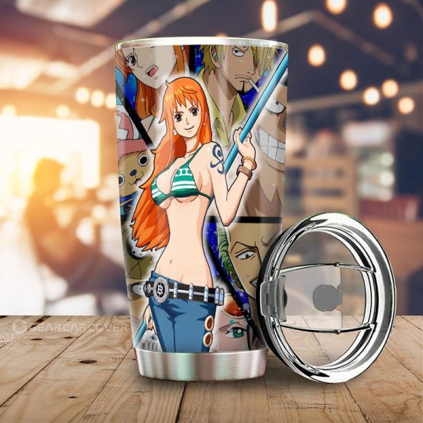 Nami Tumbler Cup Custom Anime One Piece Car Interior Accessories For Anime Fans