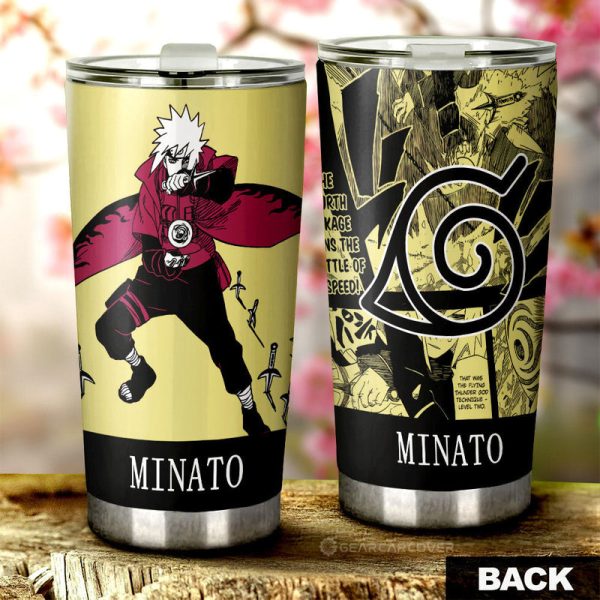 Namikaze Minato Tumbler Cup Custom Anime Car Accessories Manga Color Style