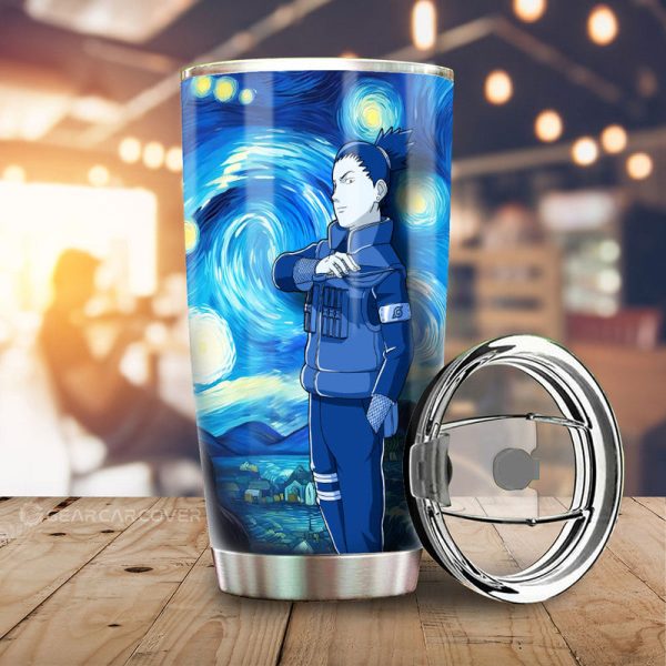 Nara Shikamaru Tumbler Cup Custom Starry Night Styles