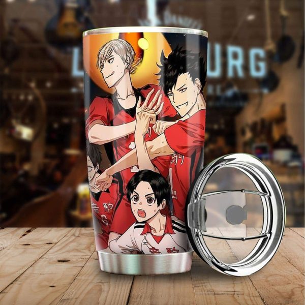 Nekoma Team Tumbler Cup Custom Anime Haikyuu Car Accessories