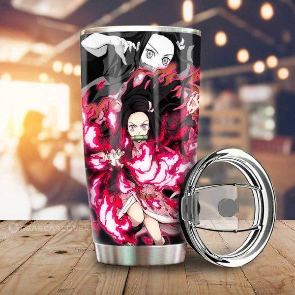 Nezuko Kamado Tumbler Cup Custom Demon Slayer Anime Car Accessories