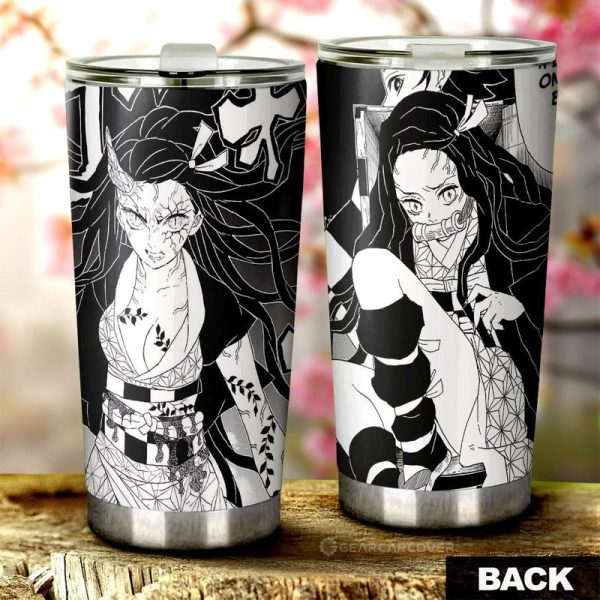 Nezuko Tumbler Cup Custom Kimetsu No Yaiba Manga Car Accessories