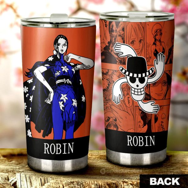 Nico Robin Tumbler Cup Custom Car Accessories Manga Style