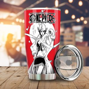 Nico Robin Tumbler Cup Custom Manga Style One Piece Anime Car Accessories