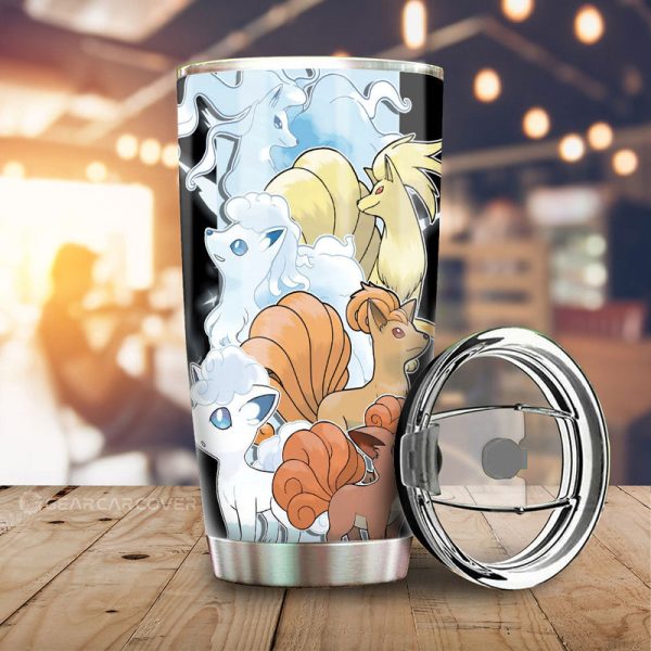 Ninetales Tumbler Cup Custom Car Accessories For Fans