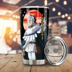 Nozel Silva Tumbler Cup Custom Black Clover Anime Car Accessories