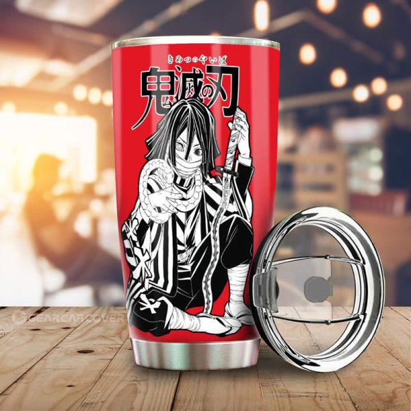 Obanai Iguro Tumbler Cup Custom Demon Slayer Anime Car Accessories Manga Style For Fans