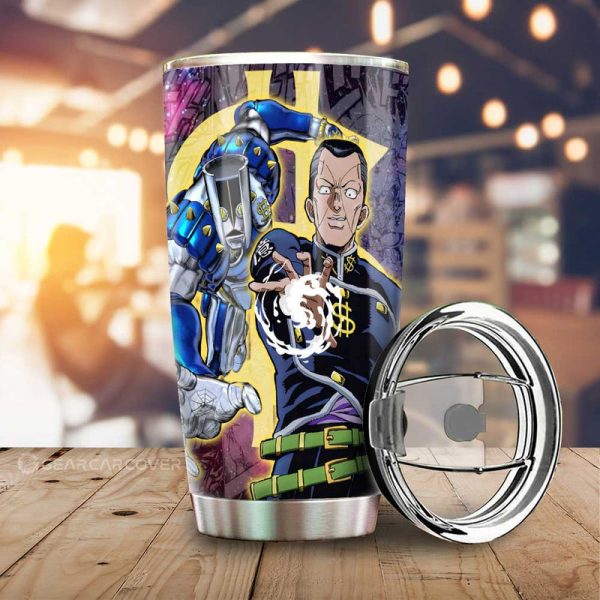 Okuyasu Nijimura Tumbler Cup Custom Galaxy Manga JJBA