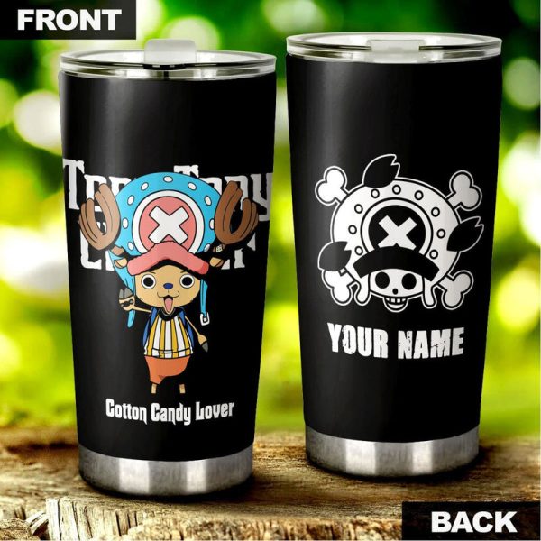 One Piece Chopper Personalized Tumbler Stainless Steel Vacuum Insulated 20oz