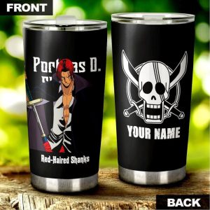 One Piece Shanks Personalized Tumbler Stainless Steel Vacuum Insulated 20oz